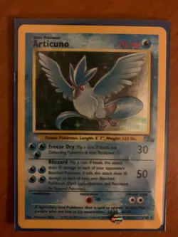 Pokemon TCG Articuno Fossil 2/62 Holo Unlimited Holo Rare - LP Excellent - Image 4