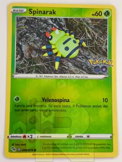 Ditto (Spinarak ) ® Pokemon GO 006/078 ® Reverse Holo Foil ® Pokemon ® Italiano - Image 1