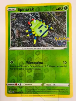 Ditto (Spinarak ) ® Pokemon GO 006/078 ® Reverse Holo Foil ® Pokemon ® Italiano - Image 2