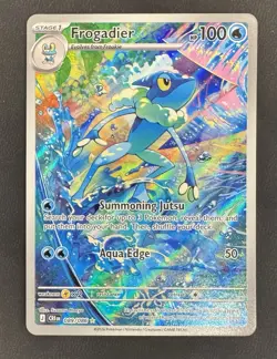 Pokemon | Chaos Rising | Frogadier IR — 089/086 (Illustration Rare) - Image 1