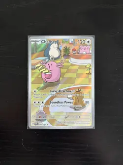 Pokemon TCG Chansey 187/167 Sv06 Twilight Masquerade SIR English - Near Mint - Image 1