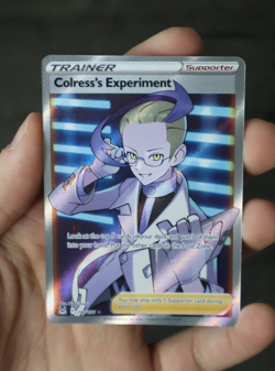 Pokemon Colress's Experiment 190/196 Lost Origin Ultra Rare Full Art Holo NM - Image 1