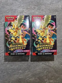 Pokemon TCG Mega Evolutions Ascended Heroes Sealed Booster Bundle (x2) English - Image 1