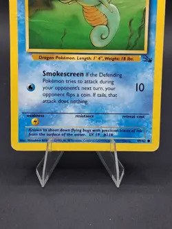 Horsea 49/62 | Base Set Unlimited | 1999 Pokemon TCG English | DAMAGED - Image 3