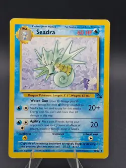 Pokemon TCG Seadra Fossil 42/62 Regular 1999-2000 Wizards Base Set Copyright... - Image 1