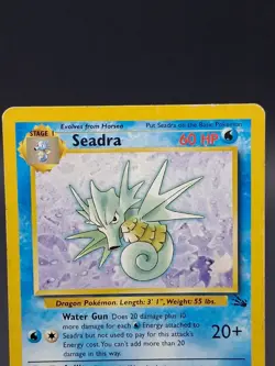 Pokemon TCG Seadra Fossil 42/62 Regular 1999-2000 Wizards Base Set Copyright... - Image 2