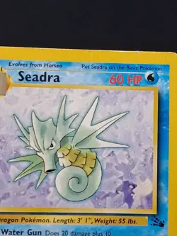 Pokemon TCG Seadra Fossil 42/62 Regular 1999-2000 Wizards Base Set Copyright... - Image 4