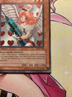 Yugioh Injection Fairy Lily LOD-100 Secret Rare 1st Edition NA VLP/NM (2) - Image 5