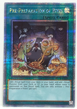 Yugioh Asian-English Pre-Preparation of Rites RC04-AE056 25TH FOIL QCSR - Image 1