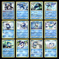12x Empoleon Prinplup Piplup Lot 37 Sword Shield Brilliant Stars Pokemon Cards - Image 1