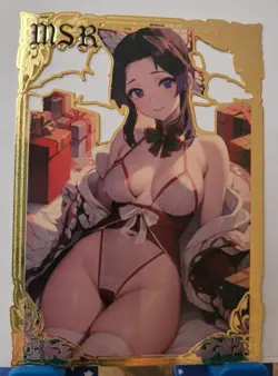 Shinobu Kocho Demon Slayer Waifu Metal Card Goddess Story Sexy Anime #098/200 - Image 1