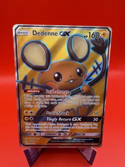 Dedenne GX Full Art Holo Card 195/214 -Unbroken Bonds NM - Image 1