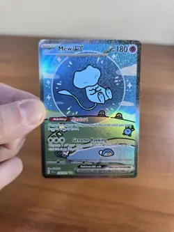 Mew EX 232/091 Bubble Mew Holo Card Sv: Paldean Fates Sir Mint NM Well Centered - Image 1