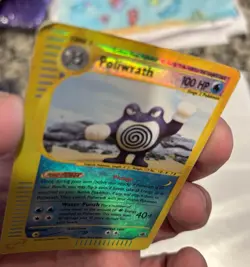 Poliwrath Reverse Holo 24/165 Expedition 2002 Pokemon Card MP - Image 3