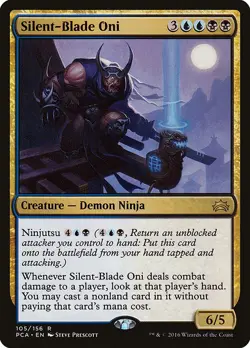 [MTG] Silent-Blade Oni (105) (PCA) NM - Image 1
