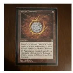 Magic: The Gathering Mox Diamond (Mox di Diamante) Stronghold Italian Rare 1998 - Image 1