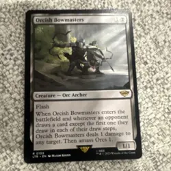 Wizards of the Coast Orcish Bowmasters Creature Black Rare Universes Beyond 103 - Image 1