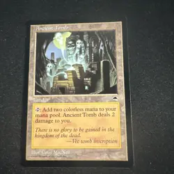 Mtg Ancient tomb from tempest LP/NM - Image 1