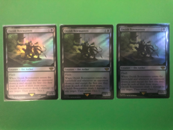 3x MTG Lord of the Rings Orcish Bowmasters Foil NM Magic: the Gathering - Image 1