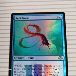Magic: the Gathering - Modern Horizon 3 ~ Uncommon ~ Reef Worm (Foil) - Image 2