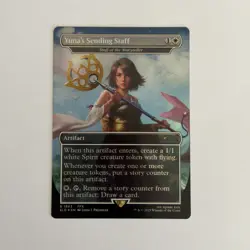 Yuna's Sending Staff - Staff of the Storyteller (Rainbow Foil) SLD Foil 1863 - Image 1