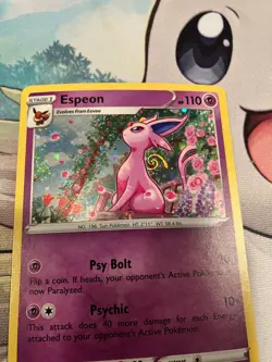 Espeon SWSH174 Holo SWIRL Black Star Promo Pokemon Card - Image 2
