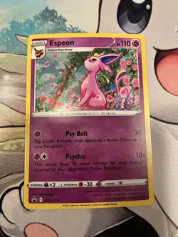 Espeon SWSH174 Holo SWIRL Black Star Promo Pokemon Card - Image 3