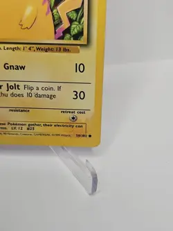 Pikachu 58/102 Stamped PokeTour 1999 Black Star Promo WOTC Pokemon Card TCG - Image 5