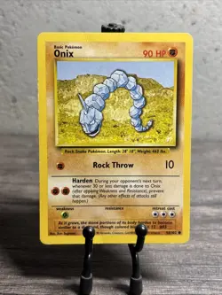 Onix 056/102 Base Set Regular Common-Pokemon TCG-WOTC-Fast Shipping-LP!! - Image 1