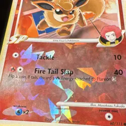 The Pokemon Company Pokemon TCG Flareon E4 060/111 Misc Promo Rev Holo 70HP 2009 - Image 2