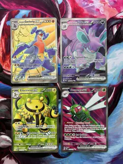 Pokemon Destined Rivals Full Art Ex Lot Nidoking Electivire Yanmega Garchomp - Image 1