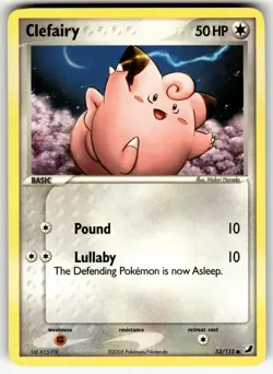 Clefairy 53/115 Common Unseen Forces Pokemon Near Mint - Image 1