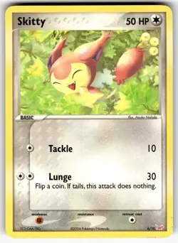 Skitty 6/10 EX Trainer Kit Latias Pokemon Lightly Played - Image 1