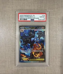 PSA 10 Mega Charizard Ex 125/094 Pokemon Phantasmal Flames Gem Mint SIR English - Image 3