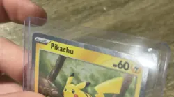 2024 Pokemon Pikachu 2/15 Holo Foil HP60 TCG EX Condition Crease - Image 3