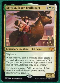 Selvala, Eager Trailblazer - Outlaws Of Thunder Junction OTJ #231 - MTG Card - Image 1