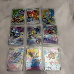 Pokemon 2026 First Partner Series 1 llustration Collection Full Set of 9 Promo - Image 1