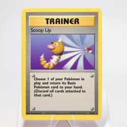 Pokemon TCG - Scoop Up 78/102 Base Set Rare WOTC - NM - Image 2