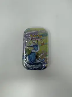 Pokemon TCG Prismatic Evolutions Mini Tin - Vaporeon - Factory Sealed - Image 1