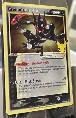 Pokemon Holo Bleed Greninja Gold Star Black Star Promo Celebrations ETB SEALED - Image 3