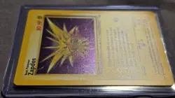 Pokemon TCG Zapdos 15/62 Fossil Holo Rare Basic 80 HP English 1999 WotC - Image 5