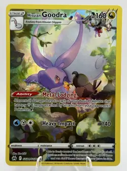 Hisuian Goodra GG21/GG70 Crown Zenith Galarian Gallery Ultra Rare Pokemon TCG - Image 1