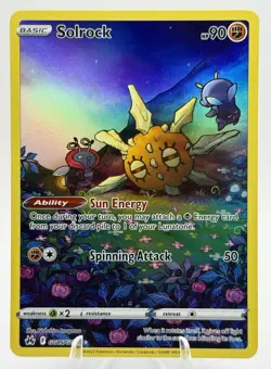 Solrock GG15/GG70 Crown Zenith Galarian Gallery Ultra Rare Pokemon TCG - NM - Image 1