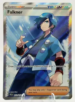 Falkner 251/193 Paldea Evolved Full Art Ultra Rare Pokemon TCG - NM - Image 1