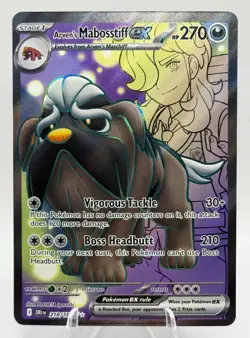 Arven’s Mabosstiff 218/182 Destined Rivals Full Art Ultra Rare Pokemon TCG - NM - Image 1