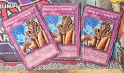 Yu-Gi-Oh! TCG 3x Ordeal of a Traveler DB2-EN239/SD7-EN030 Common - Image 1