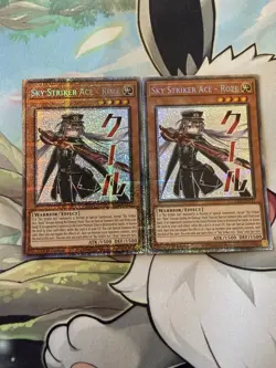 X2 Yugioh Sky Striker Ace - Roze RA05-EN133 Starlight Rare - Image 1