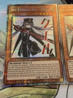 X2 Yugioh Sky Striker Ace - Roze RA05-EN133 Starlight Rare - Image 2