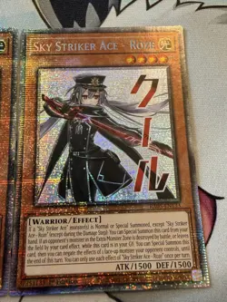X2 Yugioh Sky Striker Ace - Roze RA05-EN133 Starlight Rare - Image 3