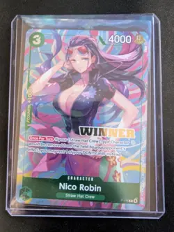 One Piece TCG Heroines Battle Winner Nico Robin P-111 - Image 1